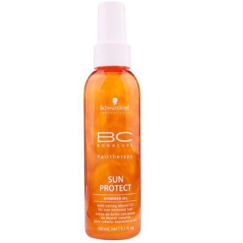 Schwarzkopf Professional, BC Bonacure, Hairtherapy Sun Protect Shimmer Oil (Wodoodporny olejek w sprayu z ochroną UV)