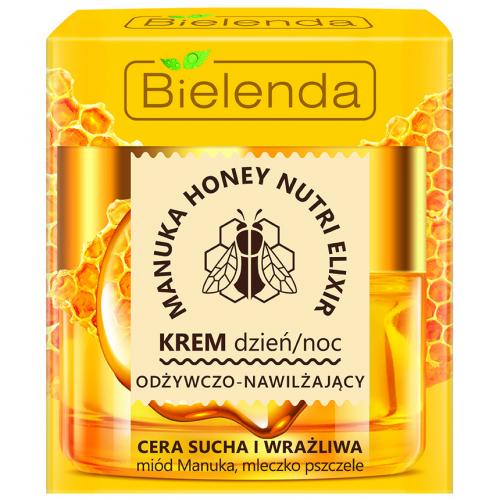 Bielenda, Manuka Honey Nutri Elixir, Odżywczo – nawilżający krem dzień/ noc