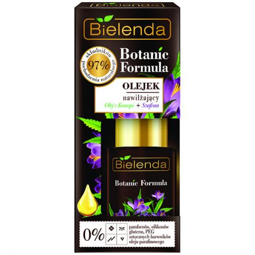 Bielenda, Botanic Formula, Olejek nawilżający `Olej z konopi + szafran`
