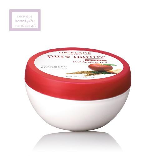 Oriflame, Pure Nature, Organic Red Apple & Oat Nourishing Face Cream (Odżywczy krem do twarzy z czerwonym jabłkiem i owsem)