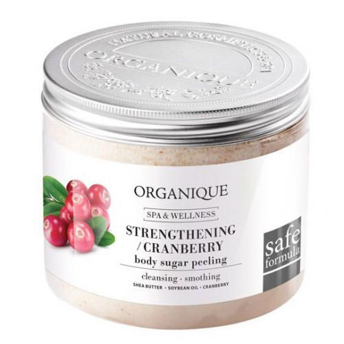 Organique, Spa & Wellness, Sugar Scrub Cranberry (Cukrowy peeling do ciała Żurawina`) (nowa wersja))