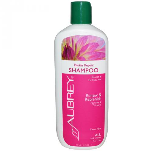 Aubrey Organics, Biotin Repair Shampoo (Szampon wzmacniająco-regenerujący z biotyną)
