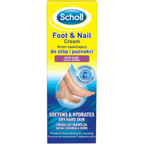 Scholl, Foot & Nail Cream (Krem nawilżający do stóp i paznokci (nowa wersja))