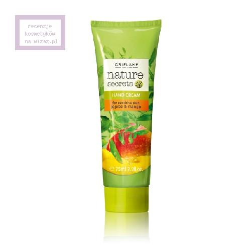 Oriflame, Nature Secrets, Hand Cream for Sensitive Skin Jojoba & Mango (Krem do rąk z jojobą i mango do skóry wrażliwej)