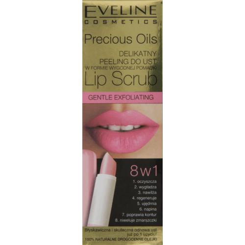 Eveline Cosmetics, Precious Oils, Lip Scrub (Delikatny peeling do ust w sztyfcie)