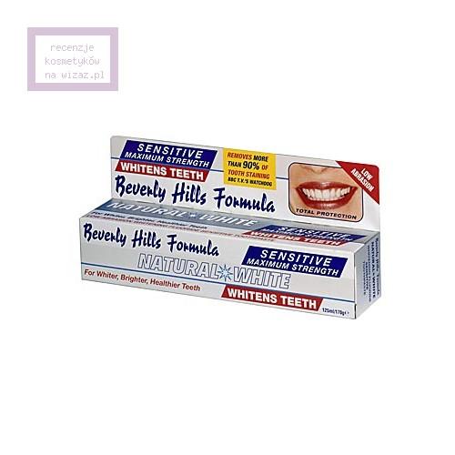 Purity Laboratories, Beverly Hills, Natural White Sensitive (Wybielająca pasta do zębów wrażliwych)