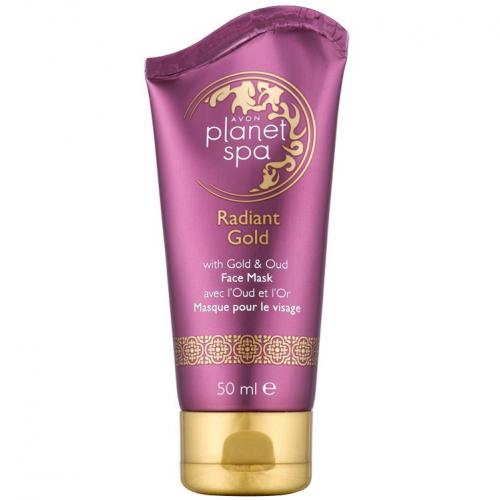 Avon, Planet Spa, Radiant Gold Face Mask with Gold & Oud (Rozświetlająca maseczka do twarzy z drobinkami złota i olejkiem Oud)