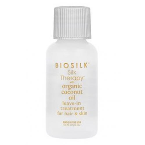 Biosilk, Silk Therapy with Organic Coconut Oil Leave-In Treatment For Hair & Skin (Regenerujący olejek z jedwabiem i kokosem)