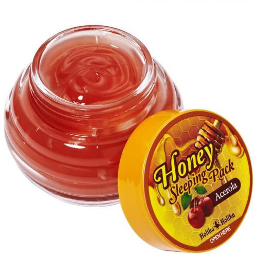 Holika Holika, Honey Sleeping Pack 'Acerola' (Całonocna maseczka do twarzy)