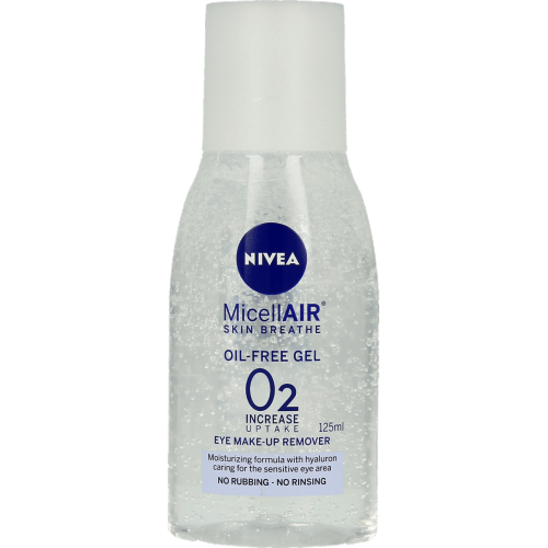 Nivea, MicallAir Skin Breathe, Oil-free Gel Eye Make-up Remover (Micelarny żel do demakijażu oczu)