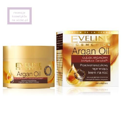 Eveline Cosmetics, Argan Oil, Przeciwzmarszczkowy regenerujący krem na noc