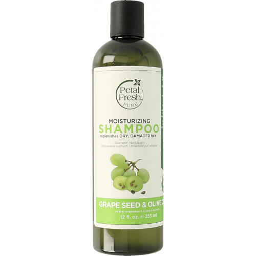 Petal Fresh Pure, Grape Seed & Olive Oil, Moisturizing Shampoo (Pestki winogron i oliwki, nawilżający szampon do włosów)