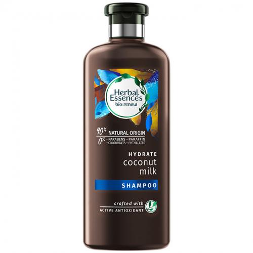 Herbal Essences, Bio:renew, Nawilżający szampon do włosów `Mleko kokosowe`