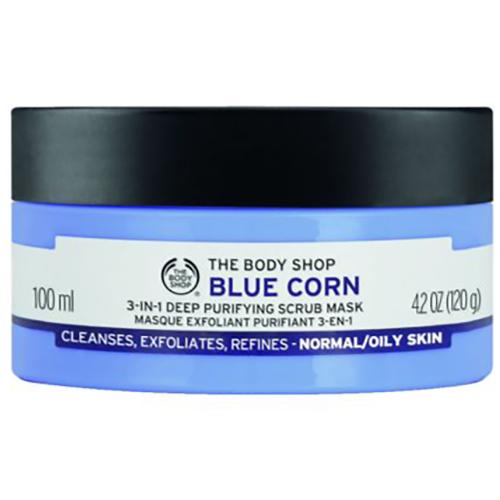 The Body Shop, Blue Corn, 3 in 1 Deep Cleansing Mask (Maseczka do twarzy)