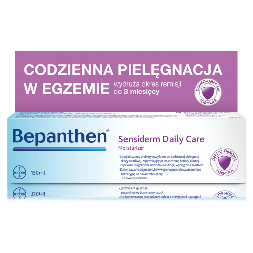 Bayer, Bepanthen Sensiderm Daily Care, Krem do pielęgnacji skóry z AZS i egzemą