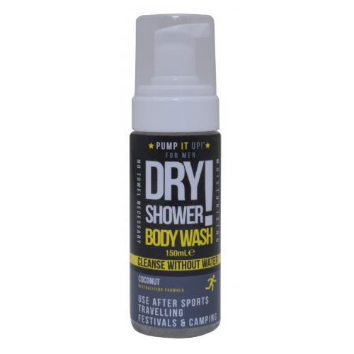 Pump It Up, For Men, Dry Shower!, Body Wash (Sucha pianka do mycia ciała i rąk (różne rodzaje))