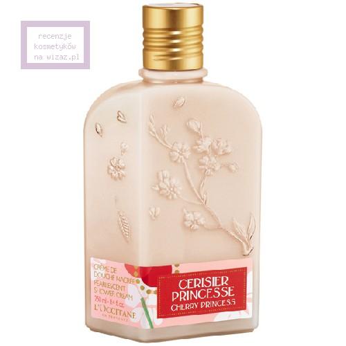 L'Occitane, Creme de Douche Nacree Cerisier Princesse [Cherry Princess Pearlescent Shower Cream] (Perłowy krem pod prysznic)