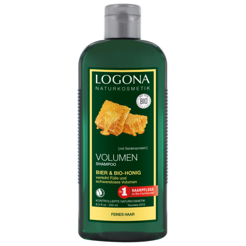 Logona, Volume Shampoo (Szampon piwno-miodowy dodający objętości)