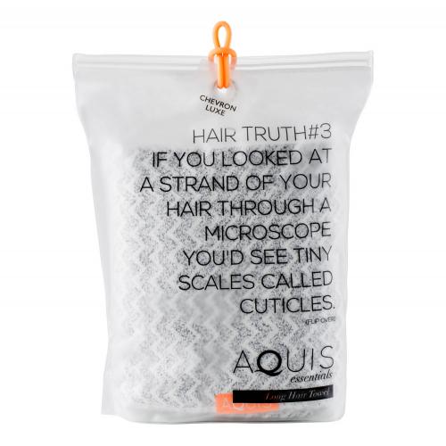 AQUIS, Lisse Luxe Long Hair Towel (Ręcznik do suszenia włosów długich)
