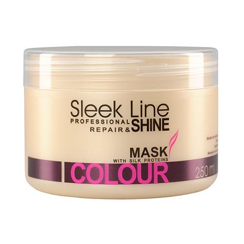 Stapiz, Sleek Line, Repair & Shine, Mask Colour (Maska z jedwabiem do włosów farbowanych)