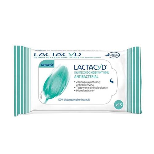 Lactacyd, Antybakteryjne chusteczki do higieny intymnej