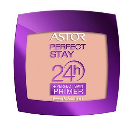 Astor, Perfect Stay, 24H Powder + Perfect Skin Primer (Puder w kompakcie i baza 2 w 1)
