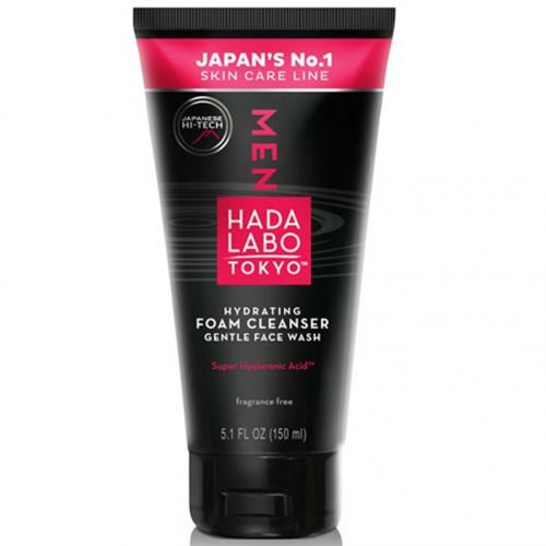 Hada Labo Tokyo, Hydrating Foam Cleanser Gentle Face Wash (Krem-pianka oczyszczająca do mycia twarzy dla mężczyzn)