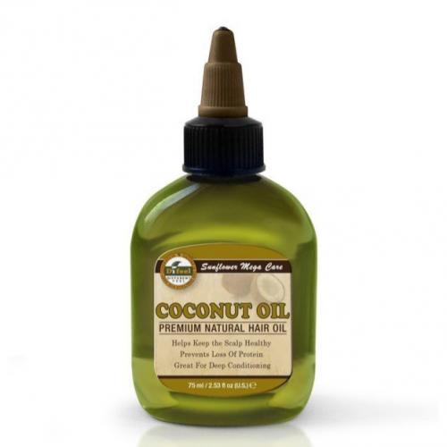 DiFeel, Coconut Oil, Premium Natural Hair Oil (Naturalny olejek kokosowy do włosów suchych, wymagających regeneracji i odżywienia)