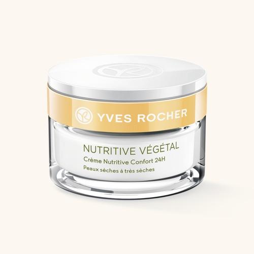 Yves Rocher, Nutritive Vegetal, 24h Comfort Nourishing Cream (Krem odżywiający na dzień do skóry suchej i bardzo suchej)
