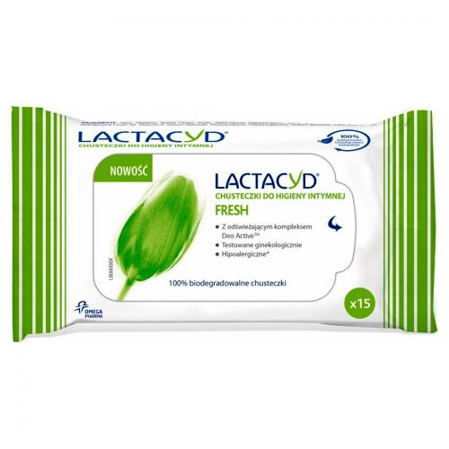 Lactacyd, Fresh, Chusteczki do higieny intymnej