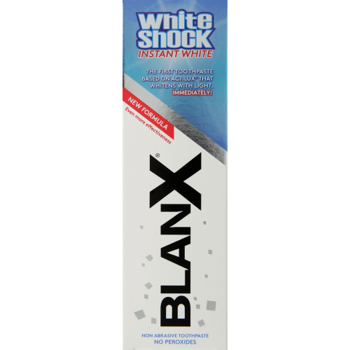 Coswell, BlanX, White Shock Instant White, Nonabrasive Toothpaste (Nieabrazyjna pasta do zębów)
