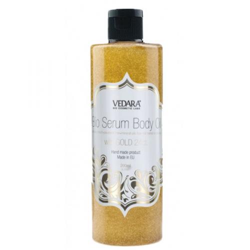 Vedara, Bio serum w olejku do ciała z 24-karatowym złotem