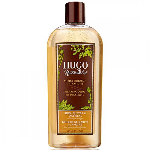 Hugo Naturals, Moisturizing & Restoring Shampoo Shea Butter & Oatmeal (Szampon do włosów nawilżający)