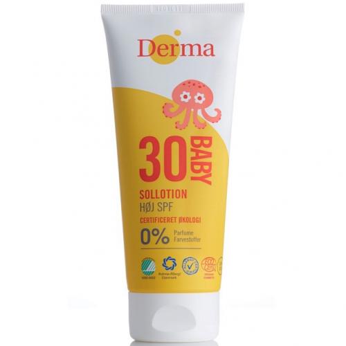 Derma, Eco Baby, Mineralny Filtr UV SPF 30 (Balsam do opalania)