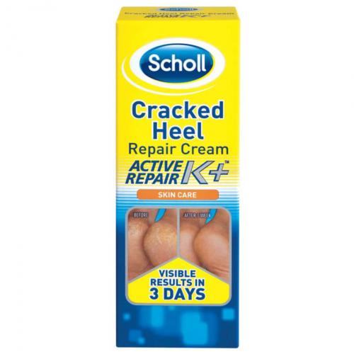 Scholl, Cracked Heel Active K+ Repair Cream (Krem na pękające pięty)