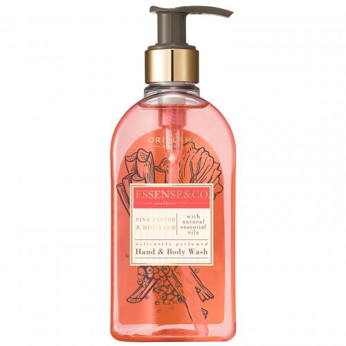 Oriflame, Essense & Co, Pink Pepper & Rhubarb Hand & Body Wash (żel do mycia rąk i ciała `Różowy pieprz i rabarbar`)