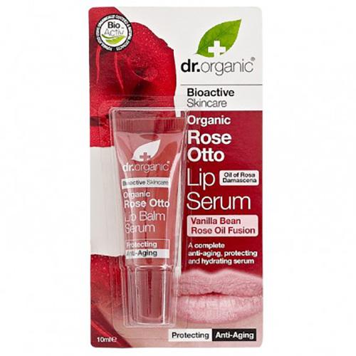 Dr.Organic, Rose Otto, Lip Balm Serum (Różane serum do ust)