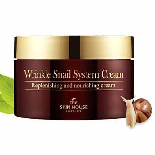 The Skin House, Wrinkle Snail System Cream (Odżywczy krem ze śluzem ślimaka)