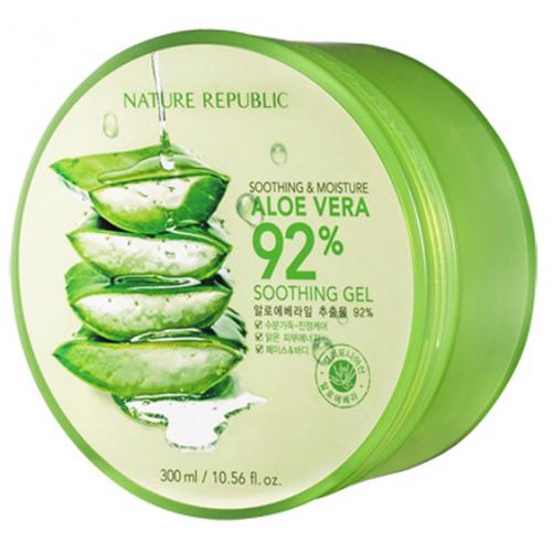 Nature Republic, Aloe Vera, 92% Soothing Gel (Żel aloesowy)