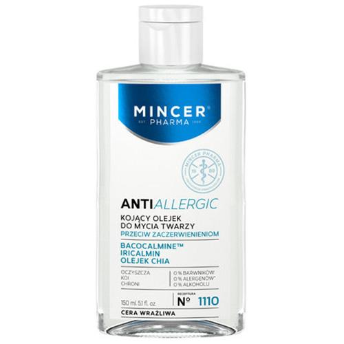 Mincer Pharma, Anti Allergic, Kojący olejek do mycia twarzy Nr 1110