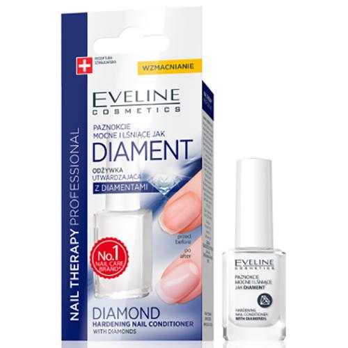 Eveline Cosmetics, Nail Therapy Professional, Odżywka utwardzająca z diamentami (nowa wersja)
