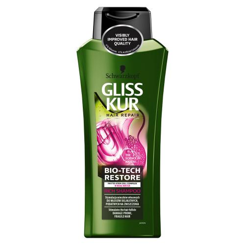 Schwarzkopf Gliss Kur, Bio-Tech Restore, Rich Shampoo (Szampon do włosów)