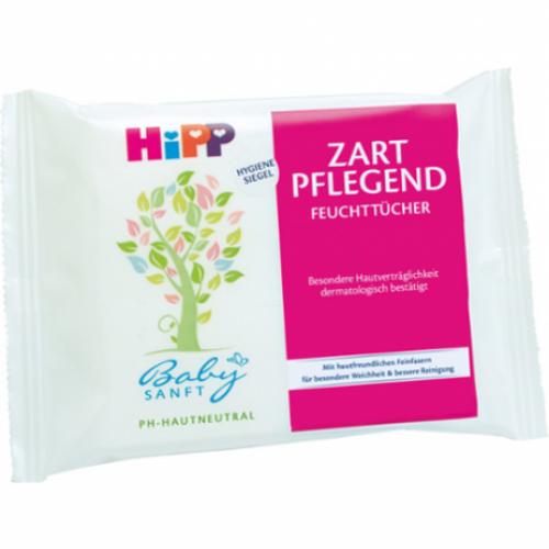 HiPP, Zart Pflegend Feuchttücher (Chusteczki pielęgnacyjne dla niemowląt (nowa wersja))