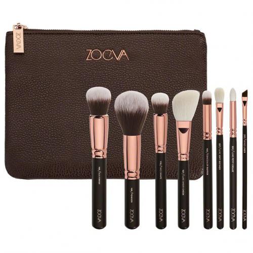 Zoeva, Rose Golden Luxury Brush Set (Zestaw 8 pędzli do makijażu twarzy)