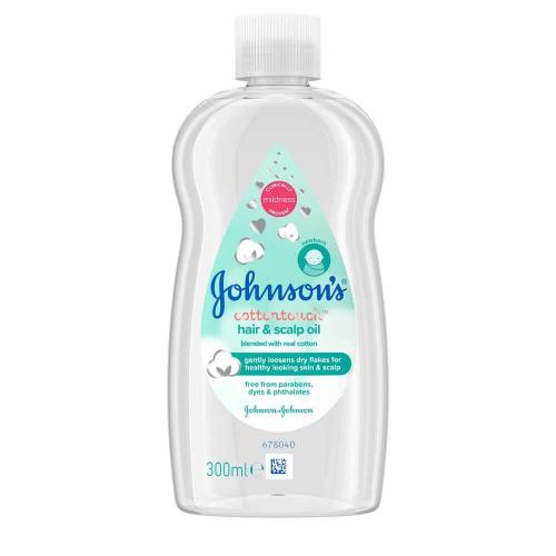 Johnson's, Cottontouch, Hair & Scalp Oil (Oliwka od 1 dnia życia)