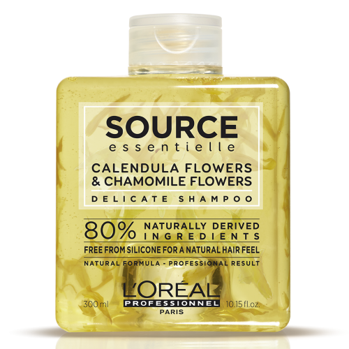 L´Oreal Professionnel, Source Essentielle, Calendula Flowers & Chamomile Flowers Delicate Shampoo (Szampon wegański)