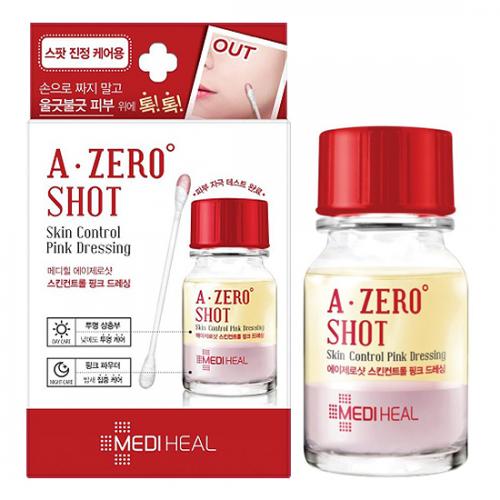 Mediheal, A Zero Shot, Skin Control Pink Dressing (Płyn redukujący niedoskonałości skóry)
