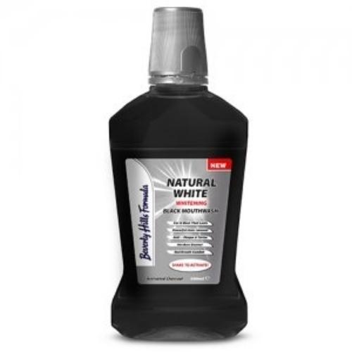 Beverly Hills Formula, Natural White Whitening Black Mouthwash (Płyn do płukania ust)