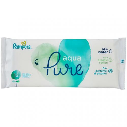 Pampers, Aqua Pure Baby Wipes (Chusteczki nawilżane)