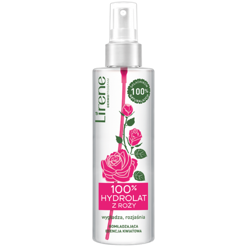 Lirene Dermoprogram, 100% hydrolat z róży